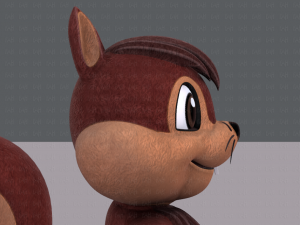 squirrel v02 3D 모델