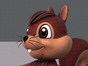 scoiattolo v02 Modello 3D