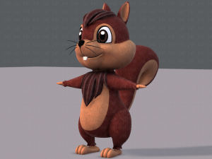 squirrel v02 3D 모델