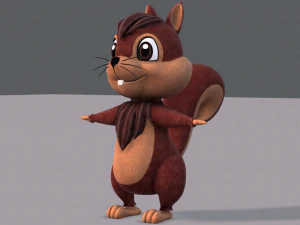scoiattolo v02 Modello 3D