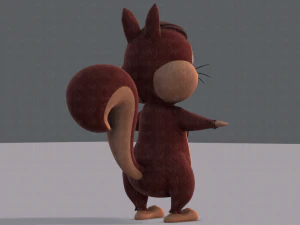 scoiattolo v02 Modello 3D