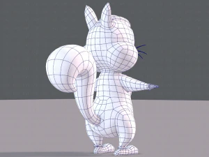 scoiattolo v02 Modello 3D