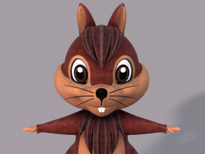 squirrel v02 3D 모델