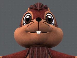 scoiattolo v02 Modello 3D