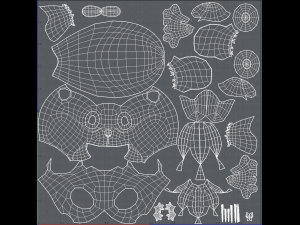 squirrel v02 3D 모델