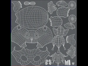 scoiattolo v02 Modello 3D