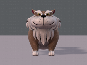 cat cartoon v04 3D-Modell