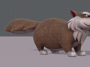 cat cartoon v04 3D-Modell
