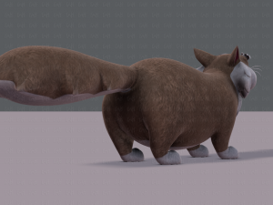 cat cartoon v04 3D-Modell