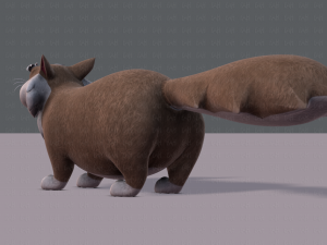 cat cartoon v04 3D-Modell
