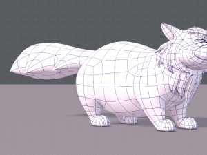 cat cartoon v04 3D-Modell