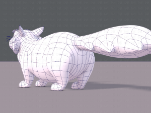 cat cartoon v04 3D-Modell