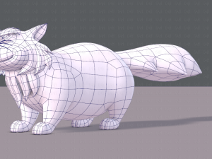 cat cartoon v04 3D-Modell