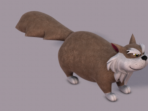 cat cartoon v04 3D-Modell