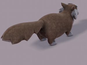 cat cartoon v04 3D-Modell