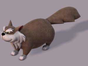 cat cartoon v04 3D-Modell