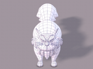 cat cartoon v04 3D-Modell