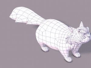 cat cartoon v04 3D-Modell