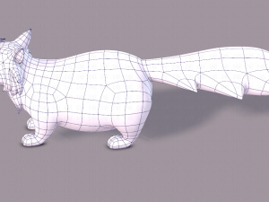 cat cartoon v04 3D-Modell