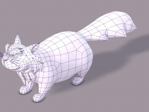 cat cartoon v04 3D-Modell
