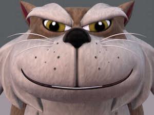 cat cartoon v04 3D-Modell