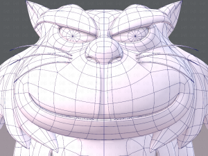 cat cartoon v04 3D-Modell