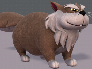 cat cartoon v04 3D-Modell