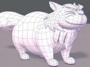 cat cartoon v04 3D-Modell