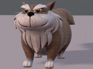 cat cartoon v04 3D-Modell