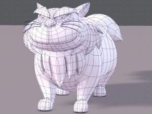 cat cartoon v04 3D-Modell