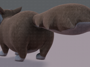 cat cartoon v04 3D-Modell