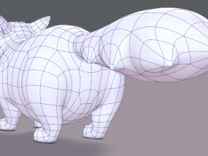 cat cartoon v04 3D-Modell