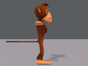 monkey v02 Modello 3D