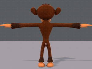 monkey v02 Modello 3D