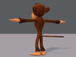 monkey v02 Modello 3D
