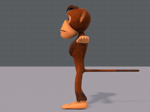 monkey v02 Modello 3D