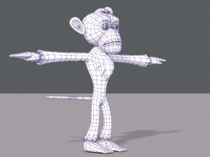 monkey v02 Modello 3D