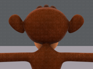 monkey v02 Modello 3D