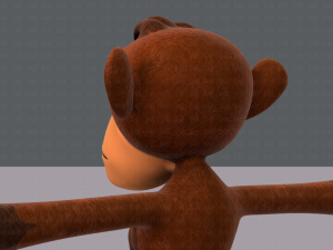 monkey v02 Modello 3D