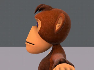 обезьяна v02 3D Модель