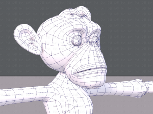 monkey v02 Modello 3D