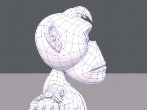 monkey v02 Modello 3D