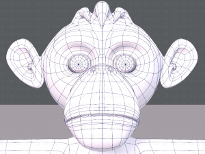 monkey v02 Modello 3D