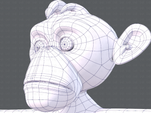 monkey v02 Modello 3D