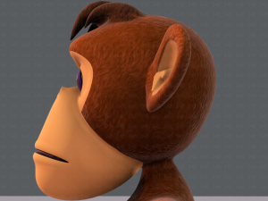 monkey v02 Modello 3D