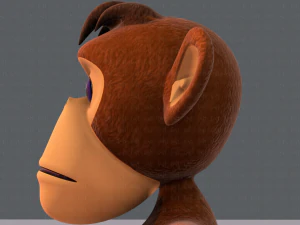 обезьяна v02 3D Модель