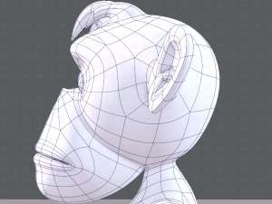 monkey v02 Modello 3D