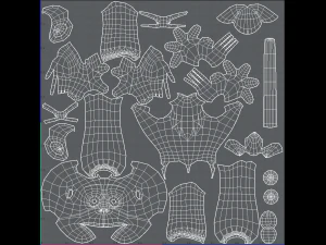 обезьяна v02 3D Модель