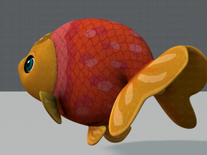 fish v03 Modèle 3D