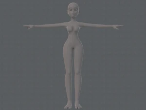 base mesh woman 19 3D Model
